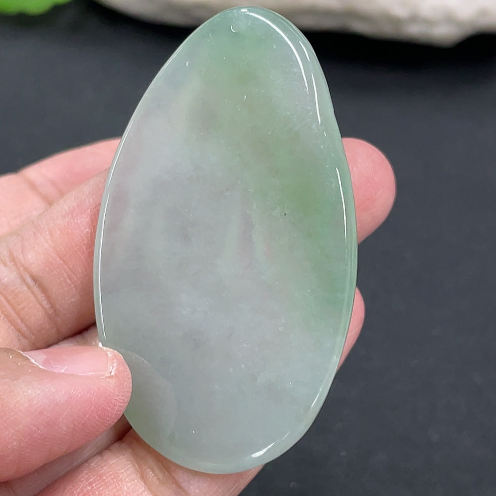 Jadeite Samantabhadra Bodhisattva Pendant, Total Weight Approx. 21.9g
