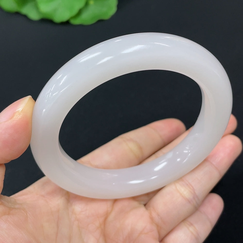 Hetian Jade Round Bracelet