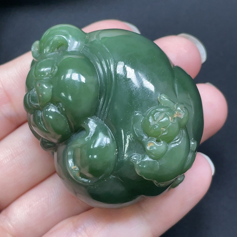 Hetian Jade Pig Pendant