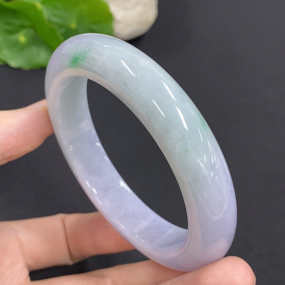 Jadeite Round Bangle Total Weight Approx. 68.2g Size 57.2