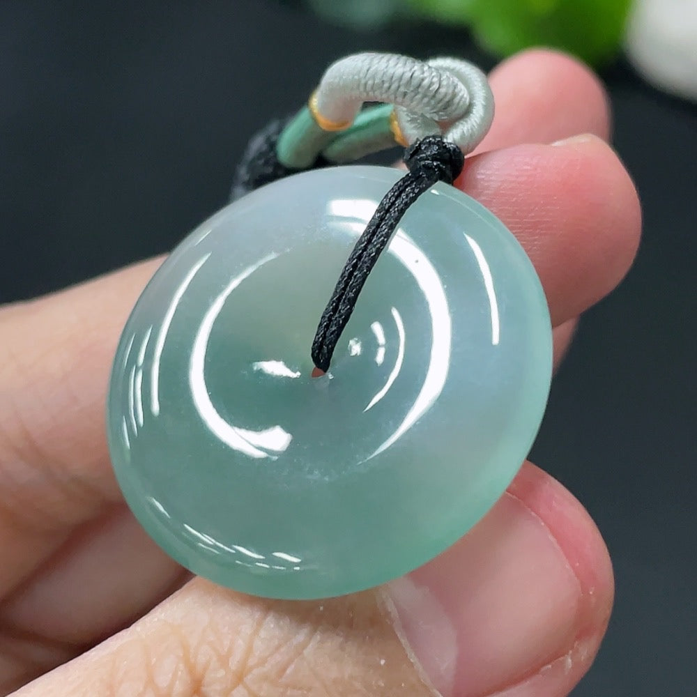 Jadeite Safety Buckle Pendant | Huiliu Certified