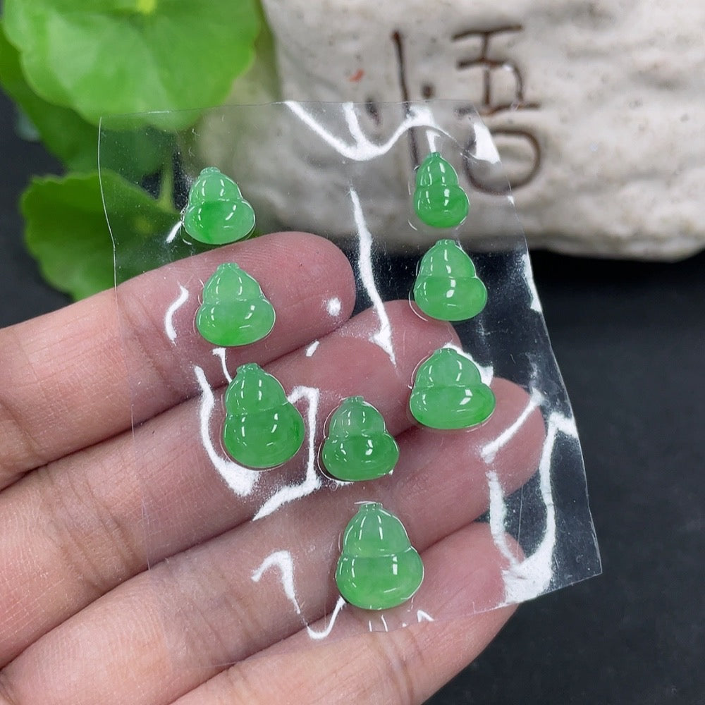 Jadeite Gourd Inlaid Piece Sell as a Lot