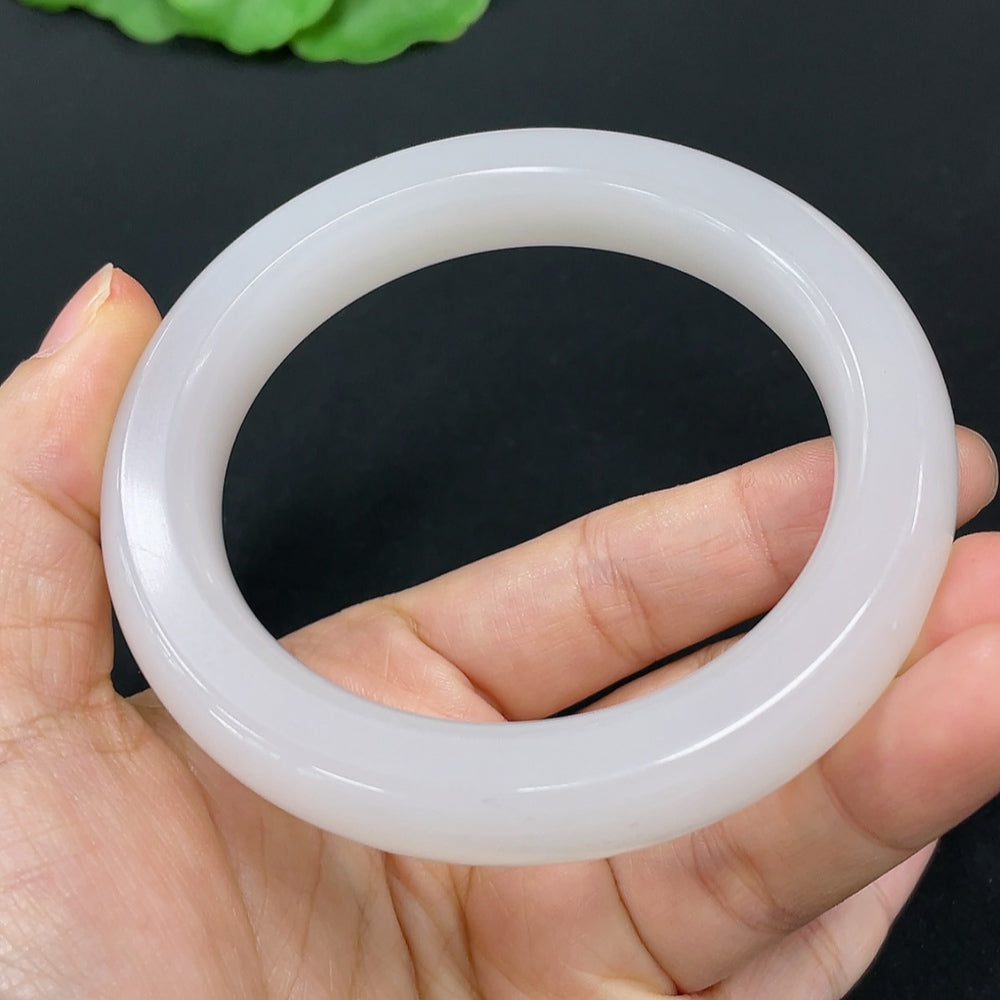 Hetian Jade Round Bracelet