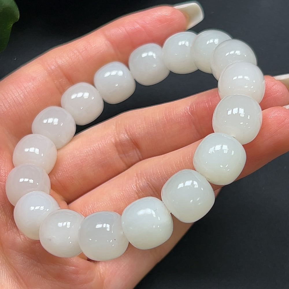 Hetian Jade Bracelet 11.9mm Approx. 50g