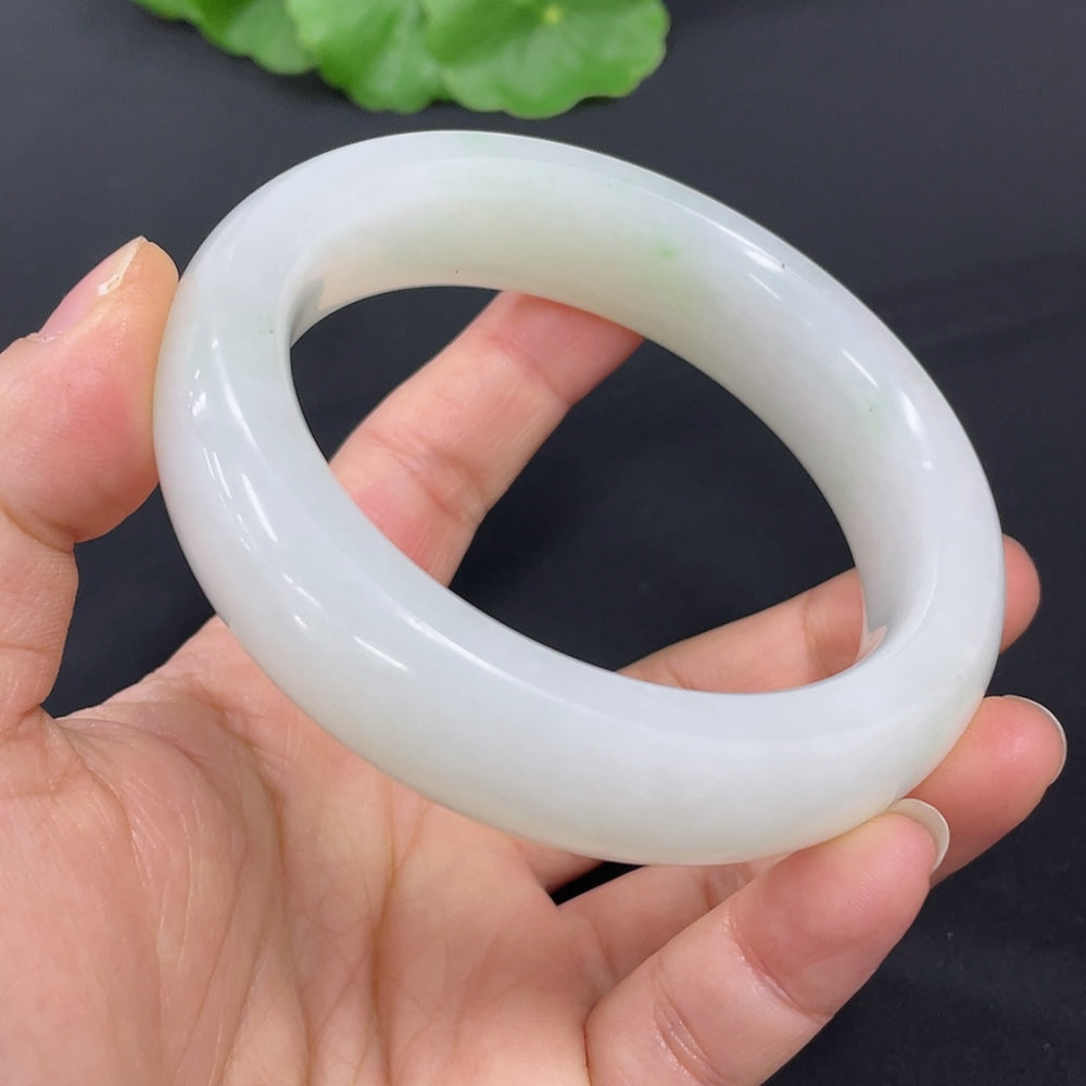 Hetian Jade Round Bracelet Size 59 Total Weight Approx. 93.6g