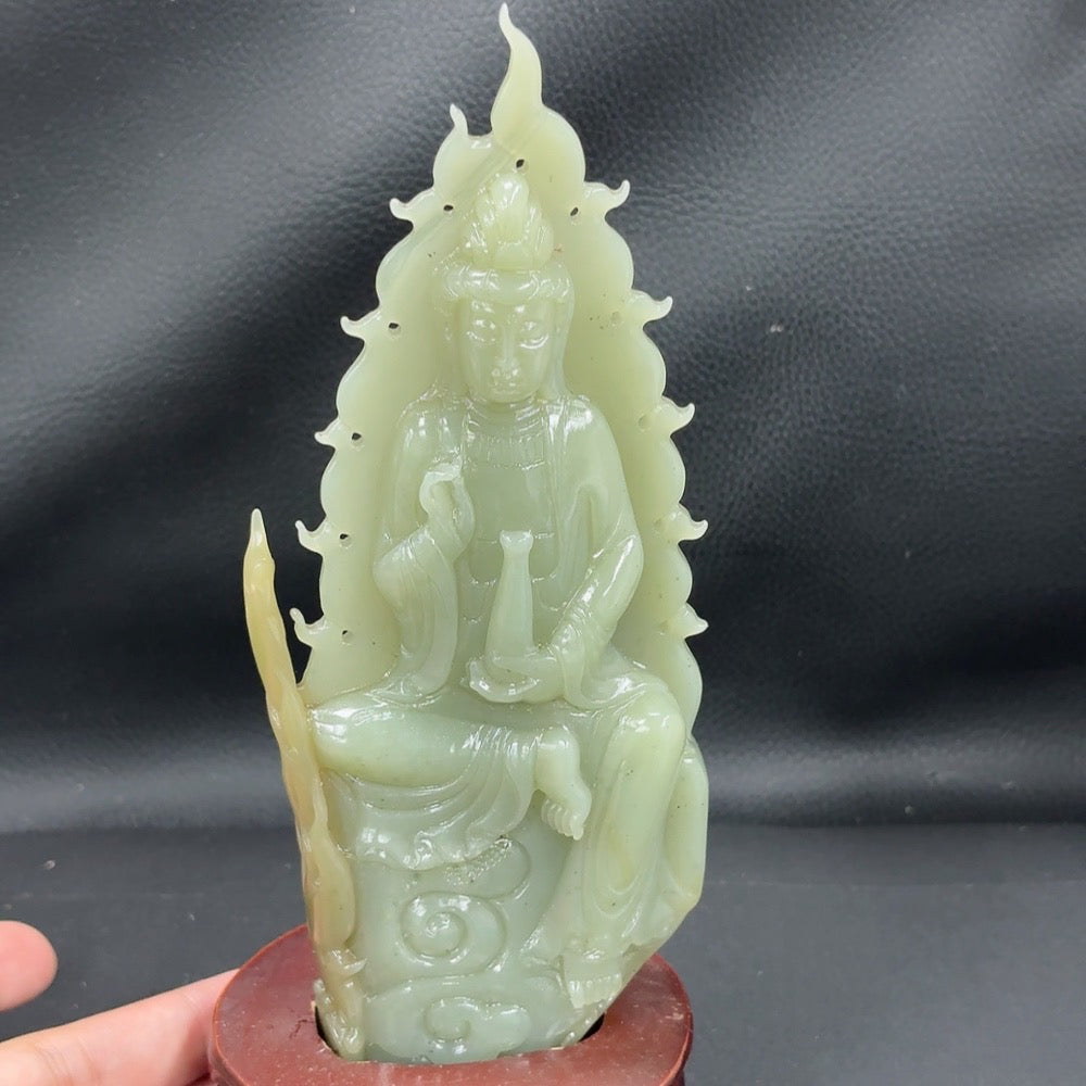 Hetian Jade Ornament Guanyin