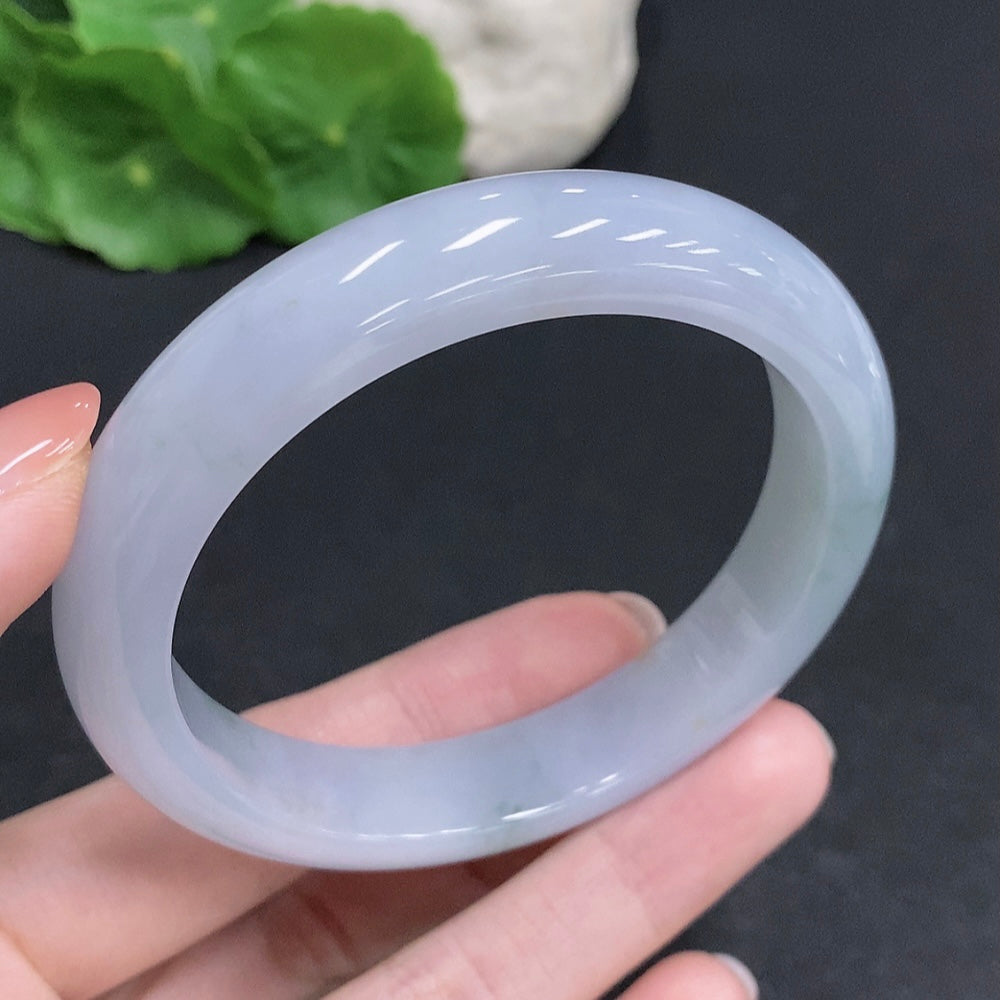 Jadeite Round Bracelet Total Weight Approximately 57g Size 57.5
