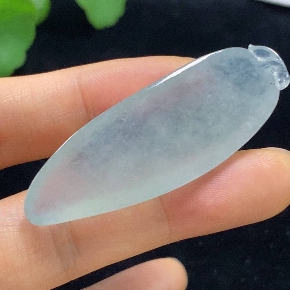 Huiliu Jadeite Blessing Melon Pendant featuring vibrant green jade with intricate carved design, certified by Huiliu HQ.