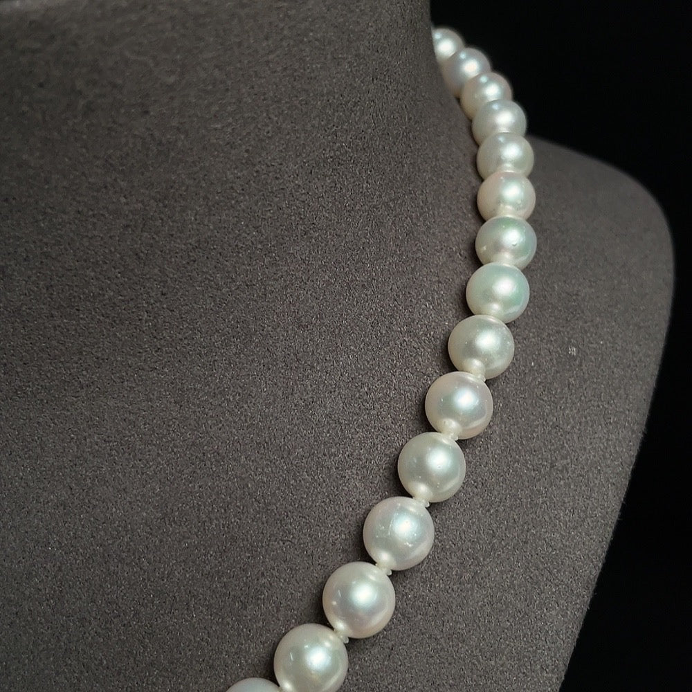 Seawater Pearl Strand Non-Gold Setting Approx. 8.4mm Total Weight About 47.37g