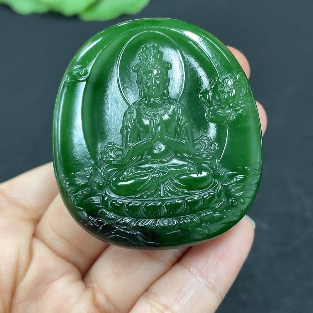 Hetian Jade Pendant Guanyin
