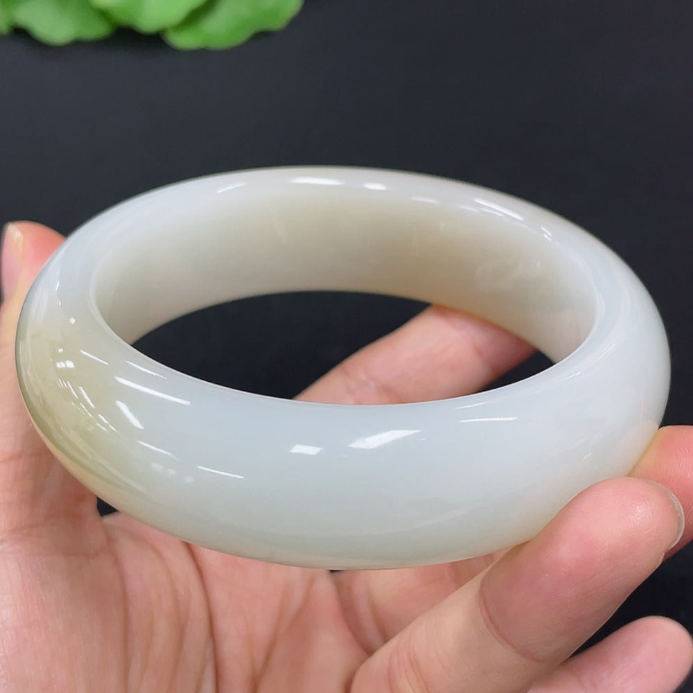 Hetian Jade Round Bracelet