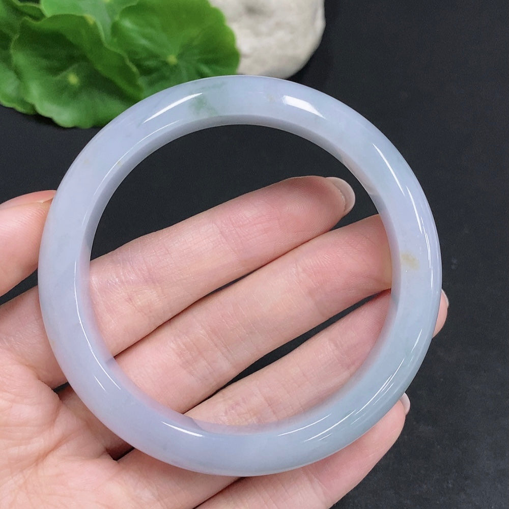 Jadeite Round Bracelet Total Weight Approximately 57g Size 57.5