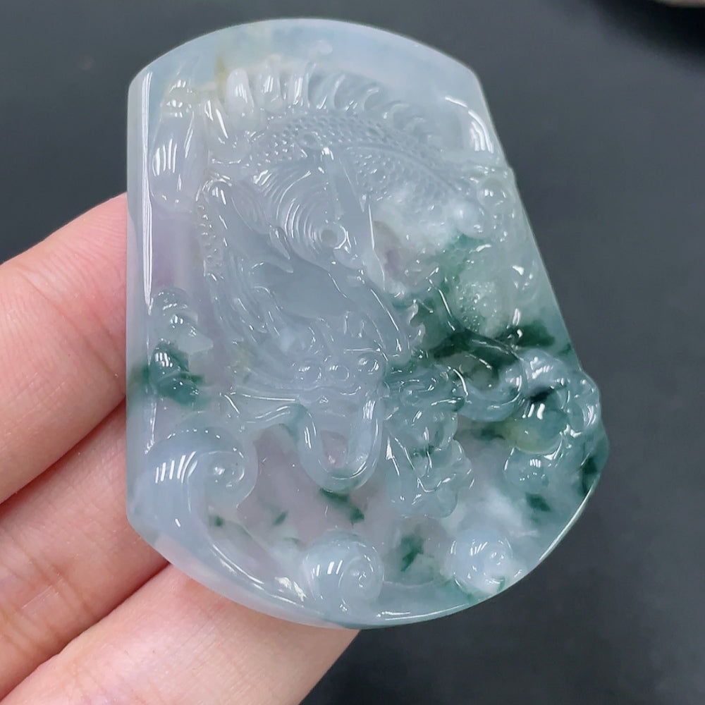 JadeiteDragon Pendant Total Weight 30.210g