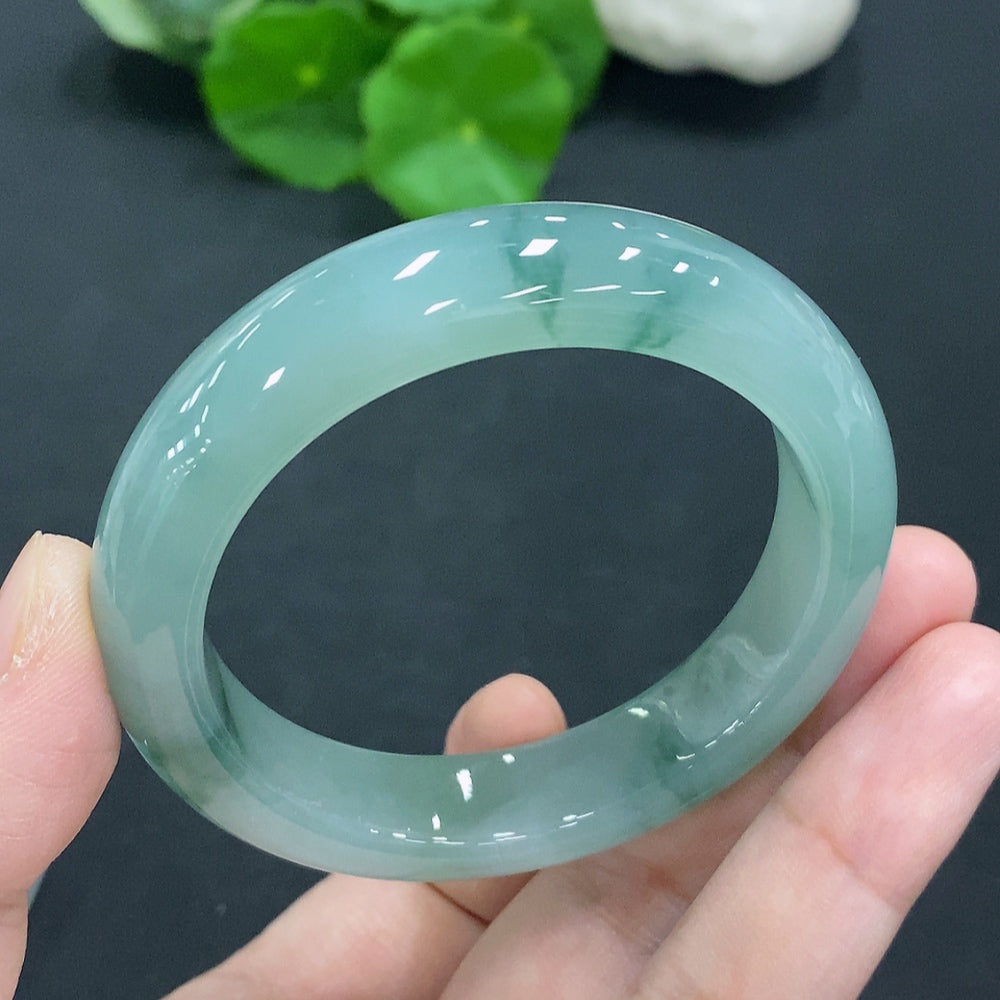 Jadeite Round Bangle Size 50.8 Total Weight Approx. 51.8g