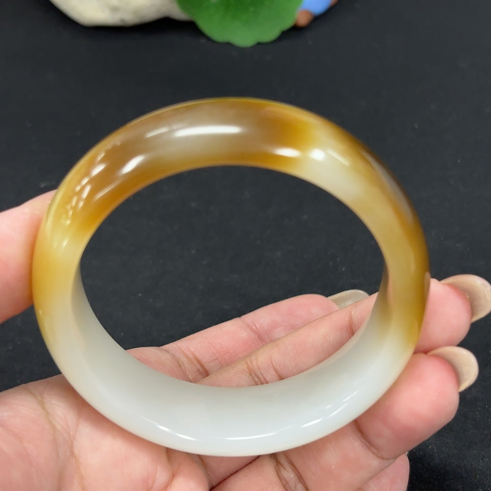 Hetian Jade Round Bracelet