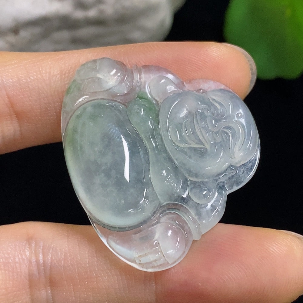 Jadeite Buddha Inlay Piece