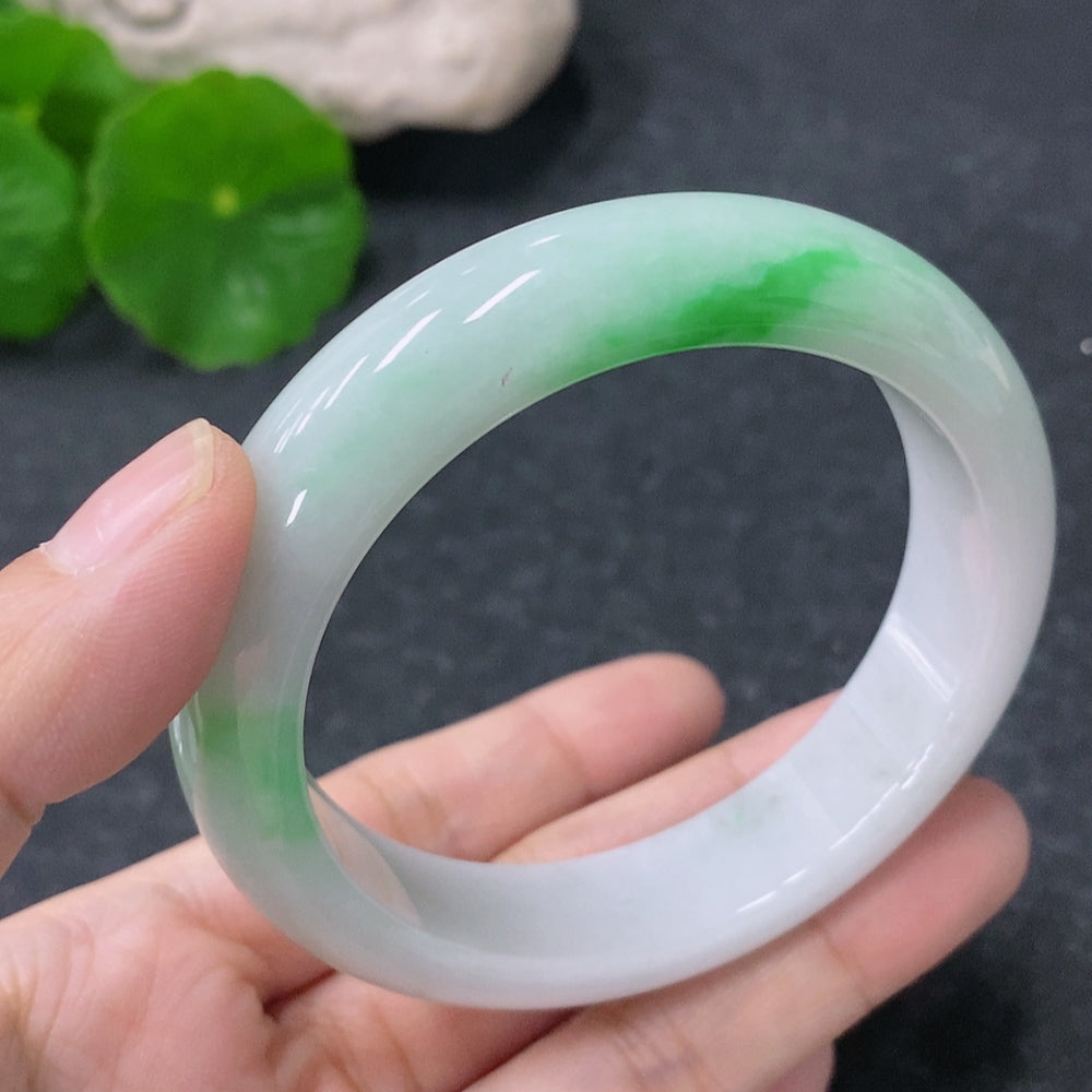 Jadeite Regular Bracelet Size 54mm Total Weight Approx. 57.67g