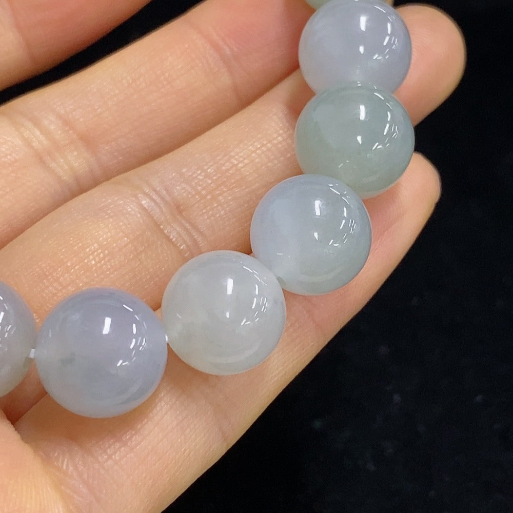 Jadeite Bracelet, . 12.2mm, . | Huiliu Certified