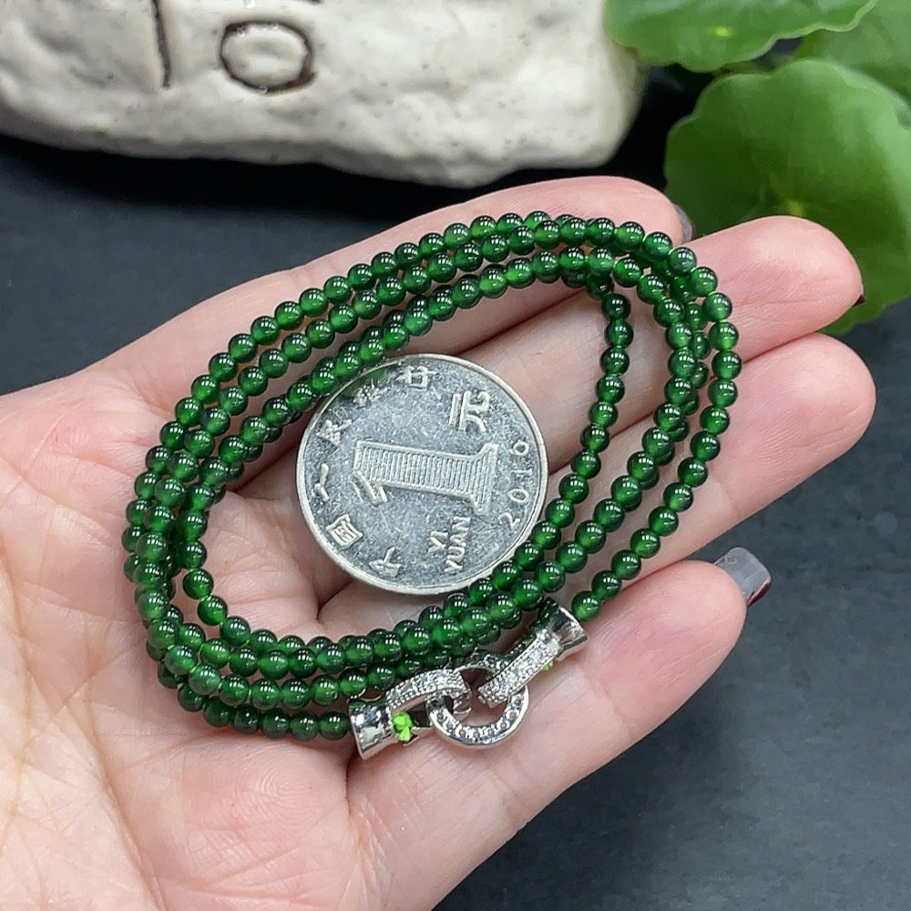 JadeiteBead Strand, Size 2.8mm, Total Weight 11.249g