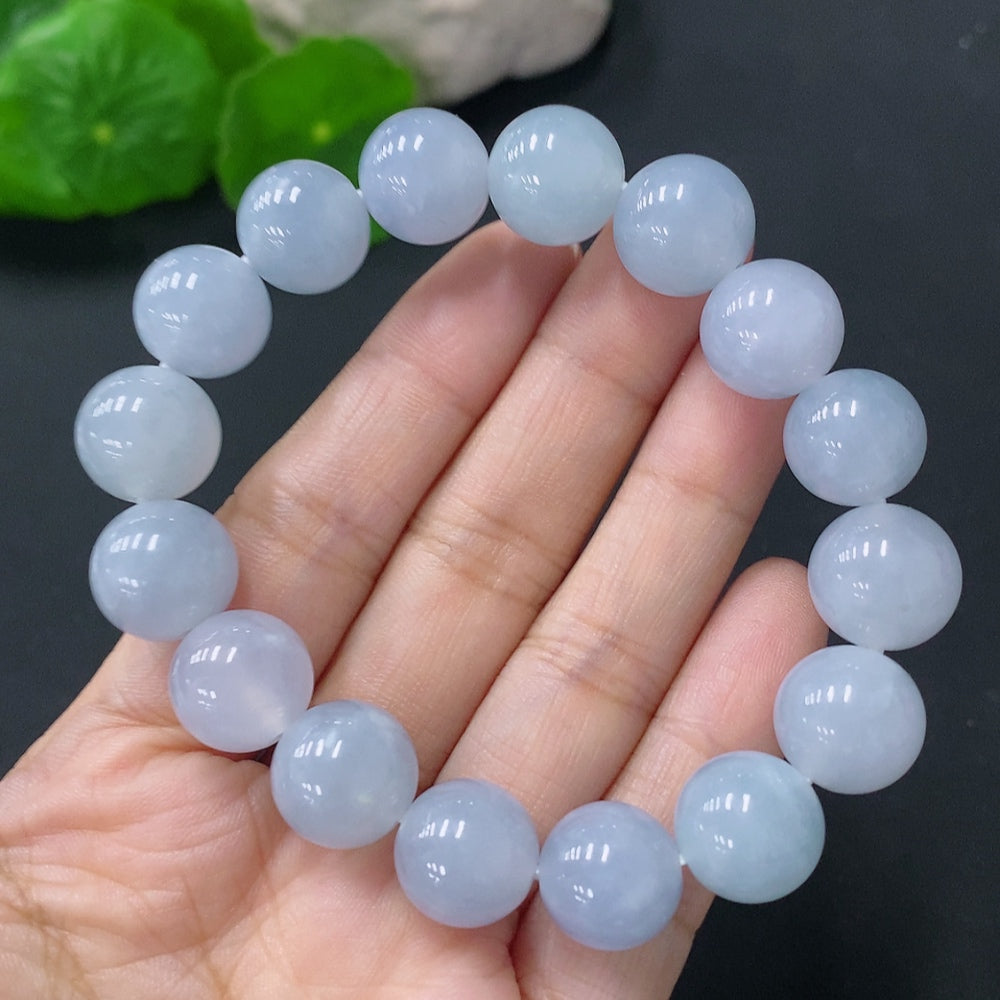 Jadeite Bracelet Approx. 12mm Total Weight Approx. 48.14g