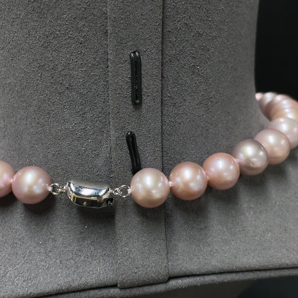 Pearl Necklace Non-Gold Total Weight Approx. 74.17g Size 9.2-12mm