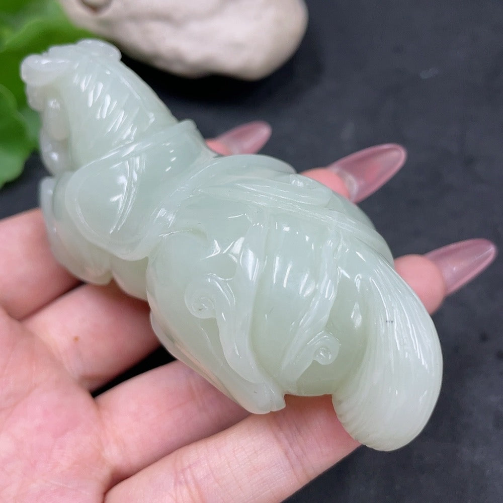 Hetian Jade Handheld Carving - Success Upon Arrival