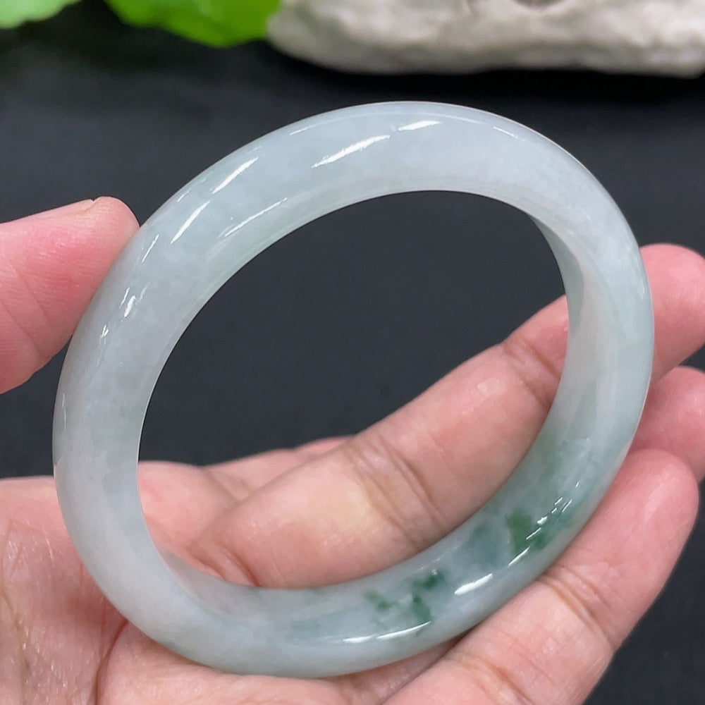 Jadeite Round Bracelet Size 51mm Total Weight Approx. 38.83g