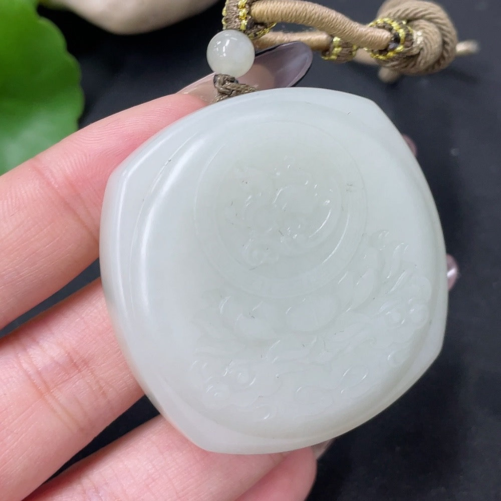 Hetian Jade Pendant Buddha