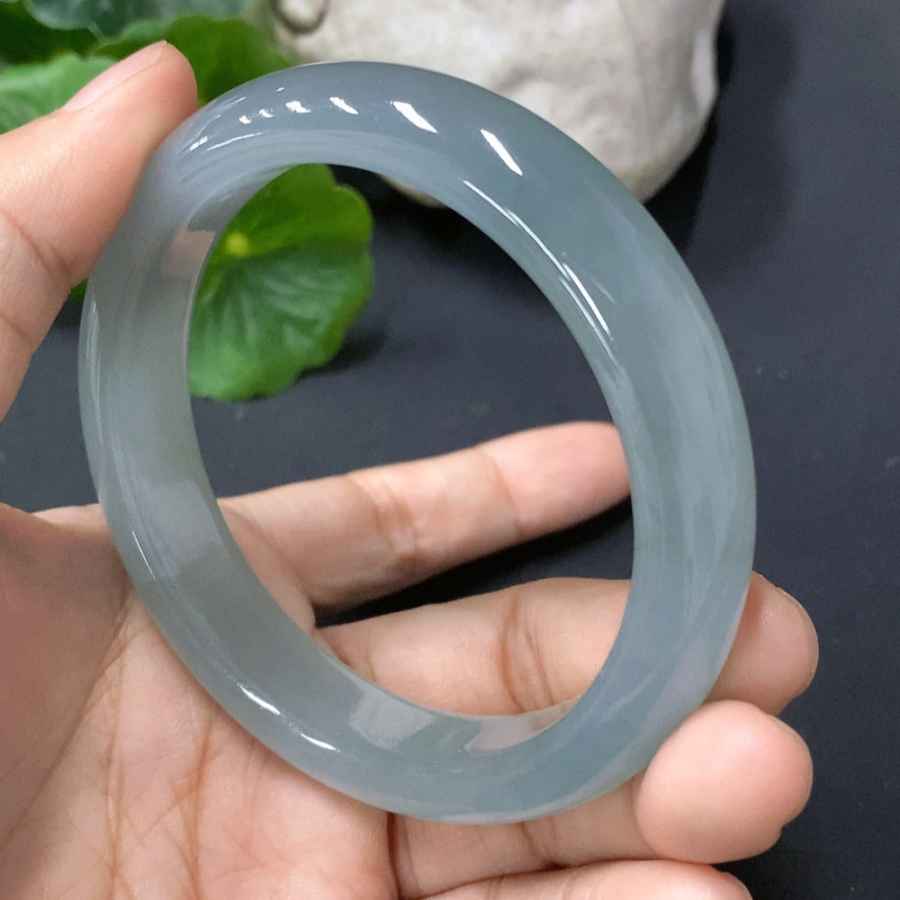 Jadeite Bangle, Inner Diameter 55mm, Total Weight 51.322g