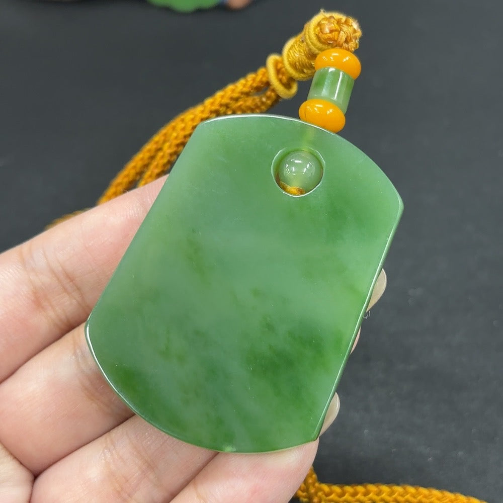 Hetian Jade Pendant, Plain Pendant