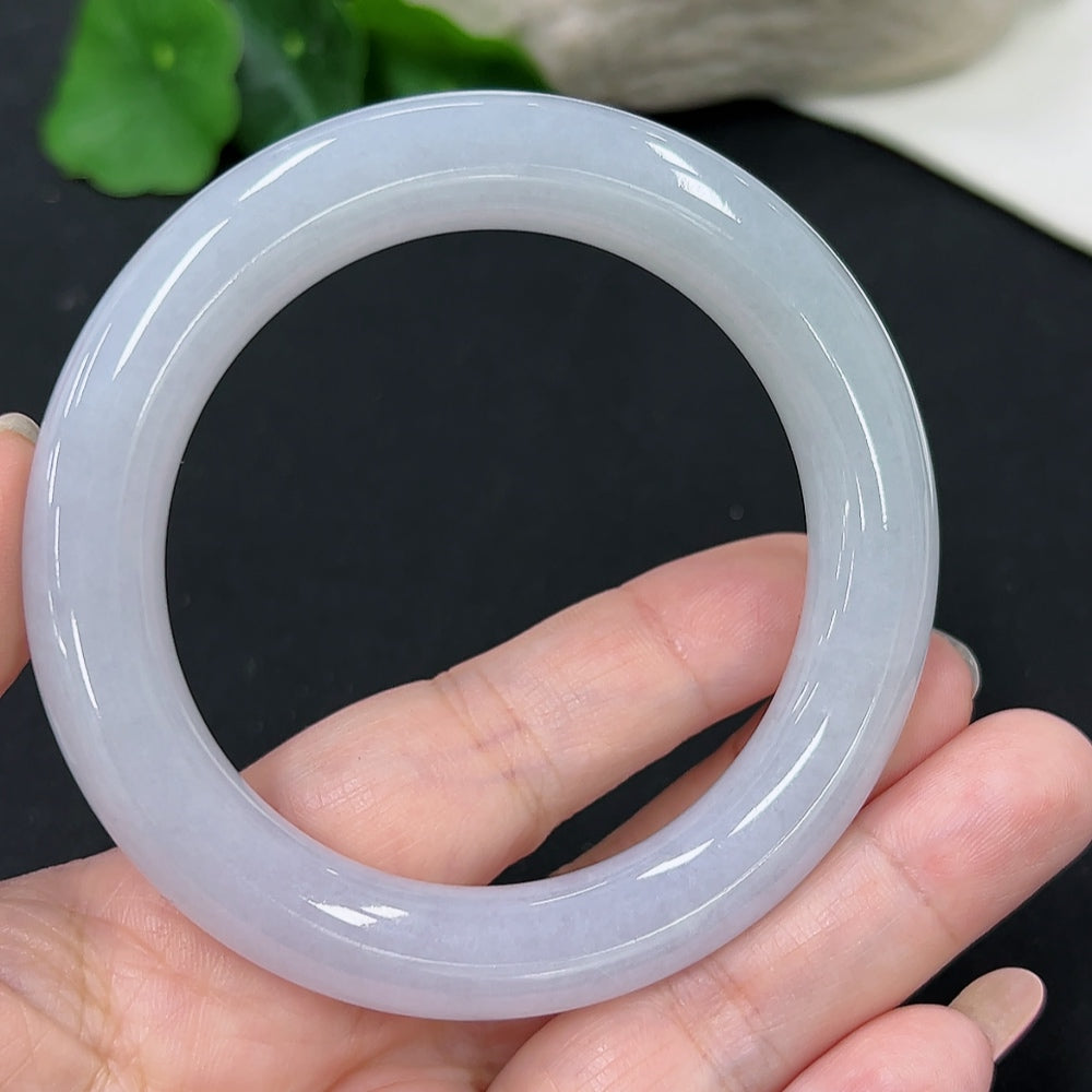 Jadeite Round Bangle Size 55 Total Weight Approx. 66.7g