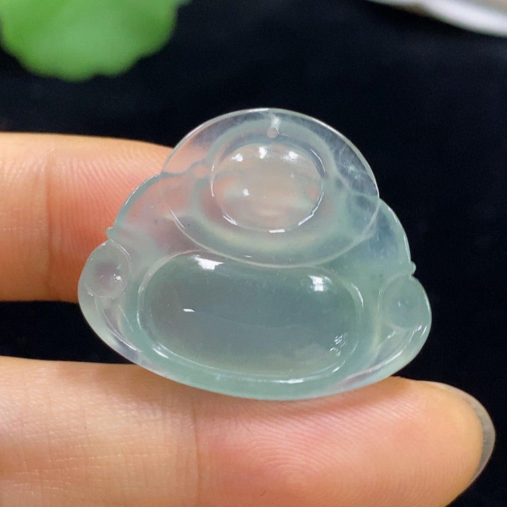 Jadeite Buddha Pendant Total Weight Approx. 5.66g