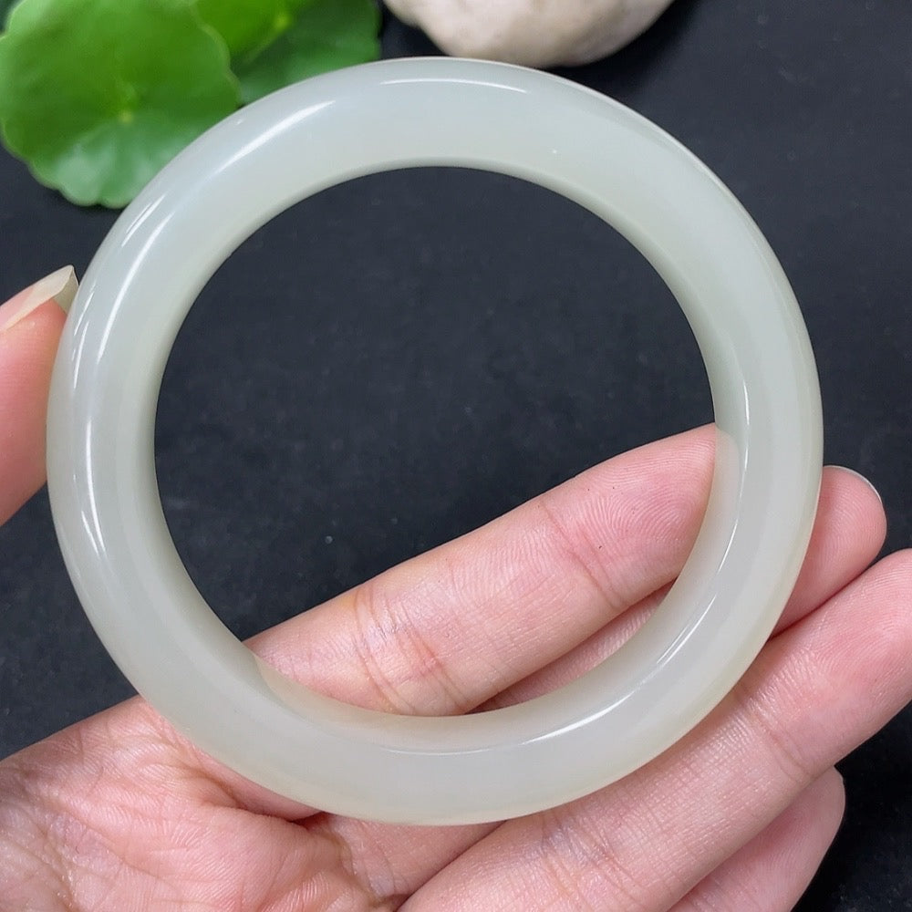 Hetian Jade Round Bracelet