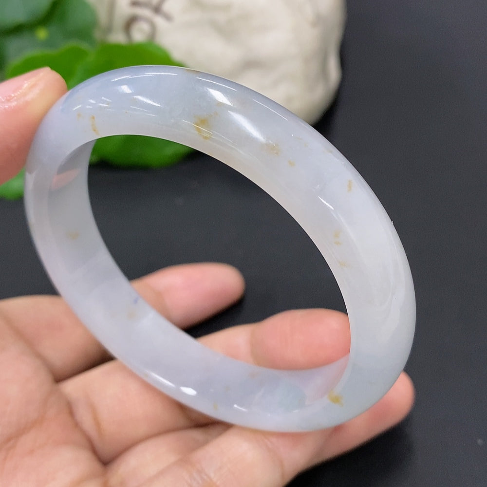 Jadeite Round Bangle Size 56.3 Total Weight Approx. 50.6g