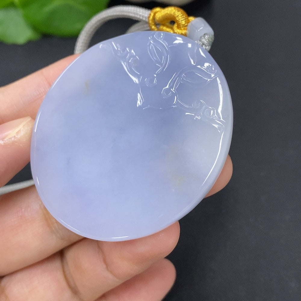 Jadeite Antique Pendant (Including Rope Weight)