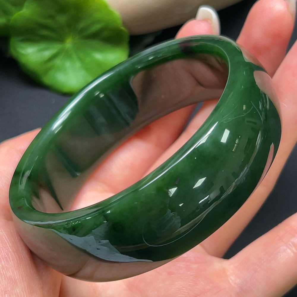 Hetian Jade Jasper Round Bracelet