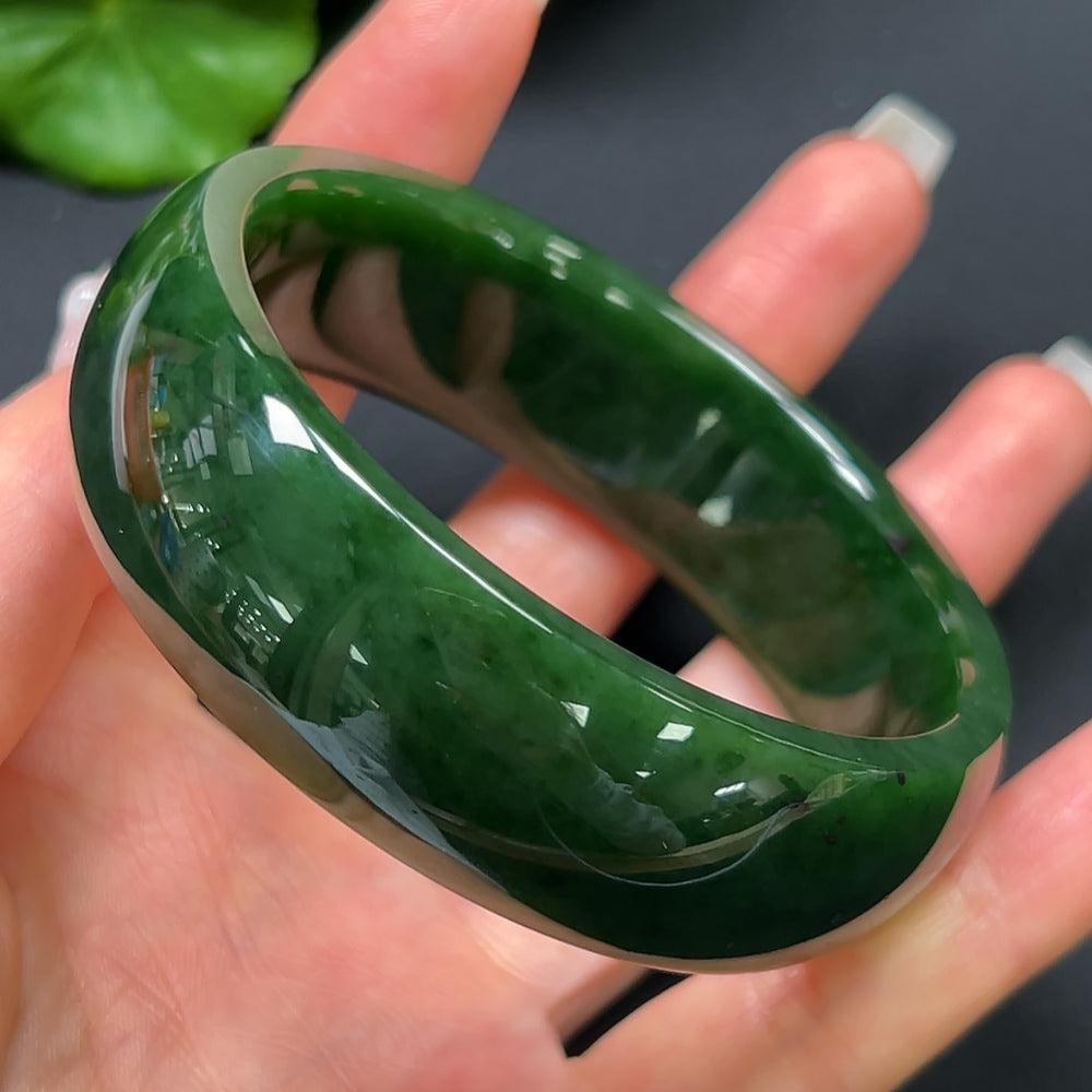 Hetian Jade Jasper Round Bracelet