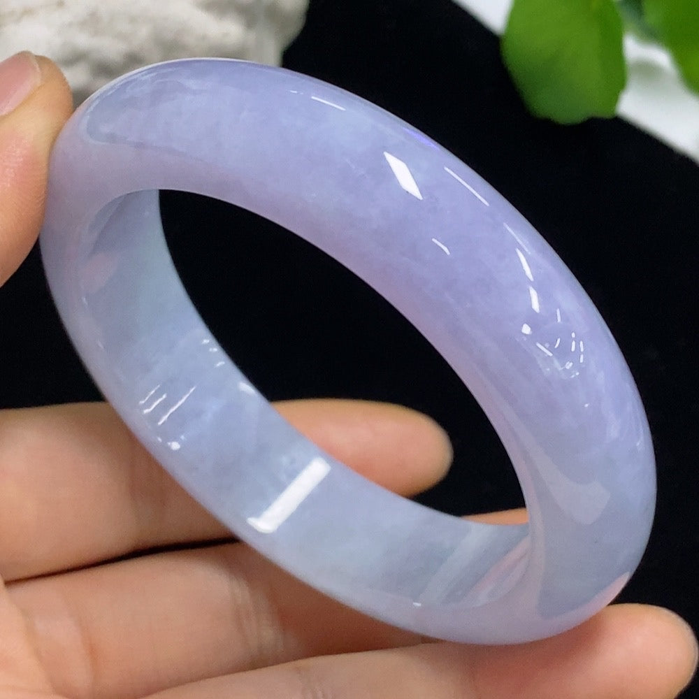 Jadeite Round Bangle Size 57.5 Total Weight Approx. 75.68g