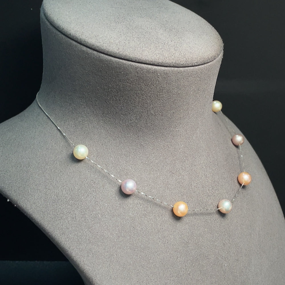 Pearl Necklace 18K Gold Total Weight Approx. 5.41g Stone Size About 7.7mm