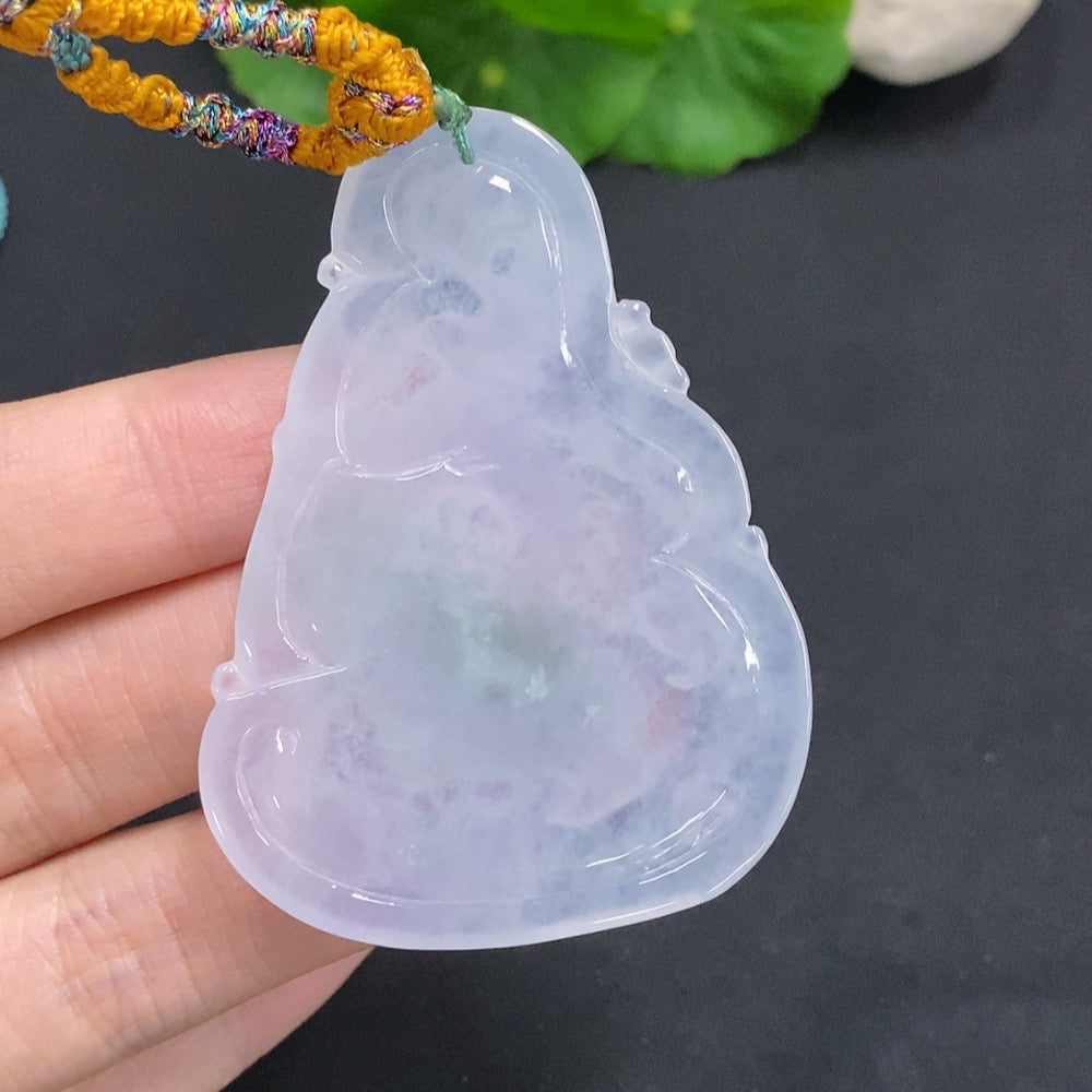 Huiliu Jadeite Dragon pendant featuring a soaring dragon design, crafted from high-quality jadeite for jewelry or display.