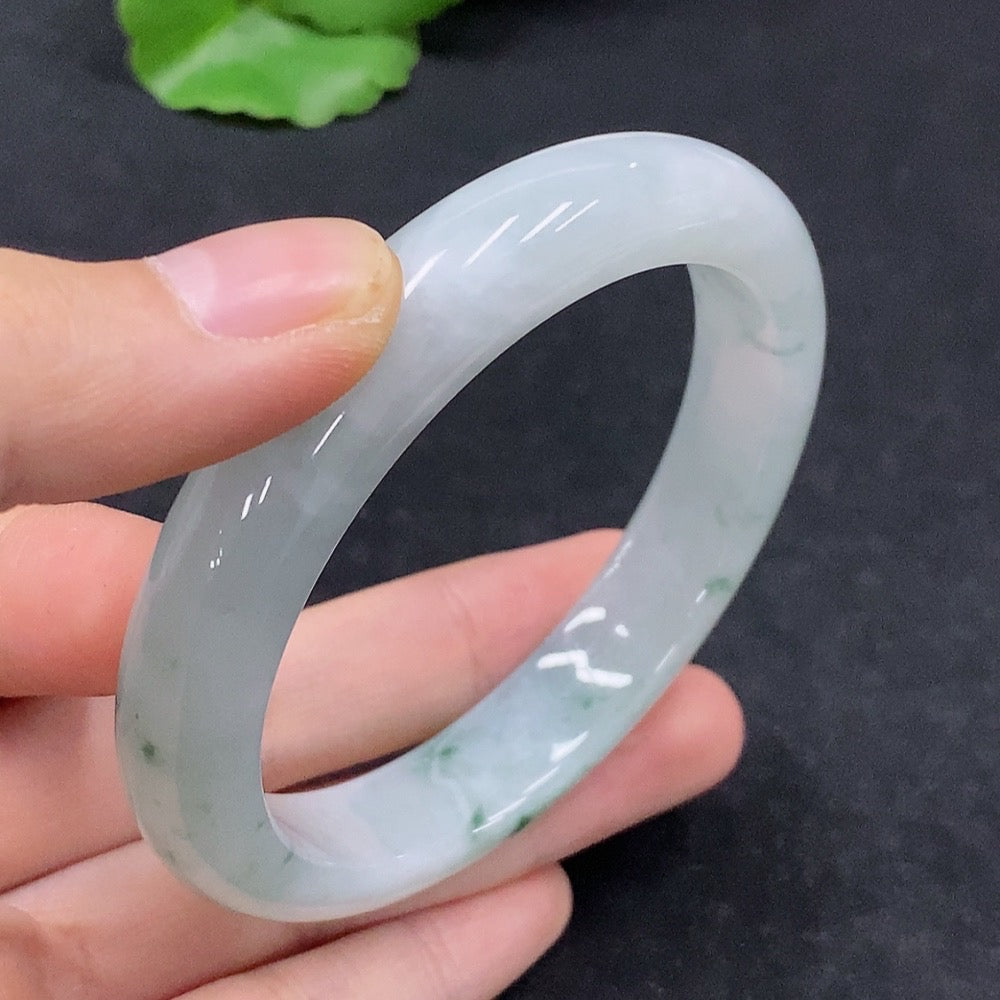 Jadeite Regular Bangle Size 56.5 Total Weight Approx. 51.88g