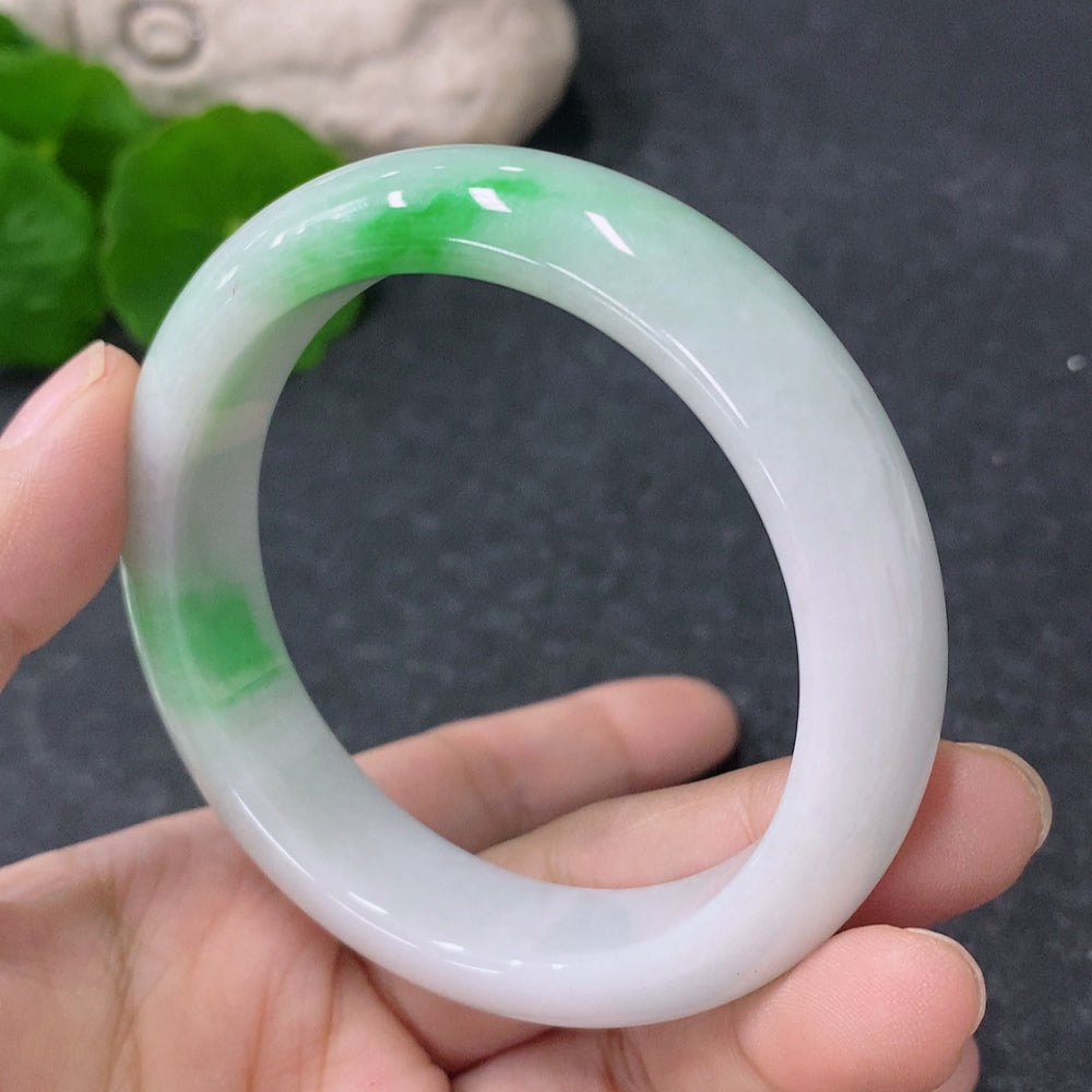 Jadeite Regular Bracelet Size 54mm Total Weight Approx. 57.67g