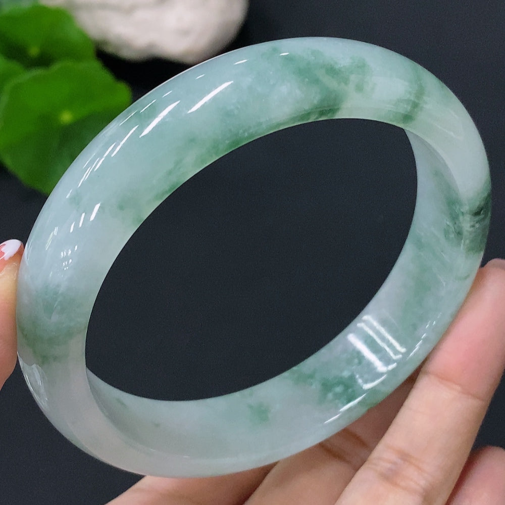 Jadeite Round Bracelet Size 62.5mm Total Weight Approx. 70.18g