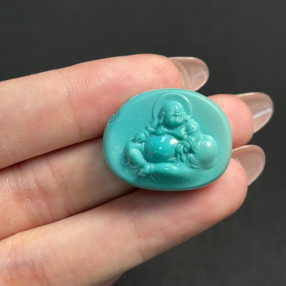 Turquoise Pendant Containing Other Mineral Components