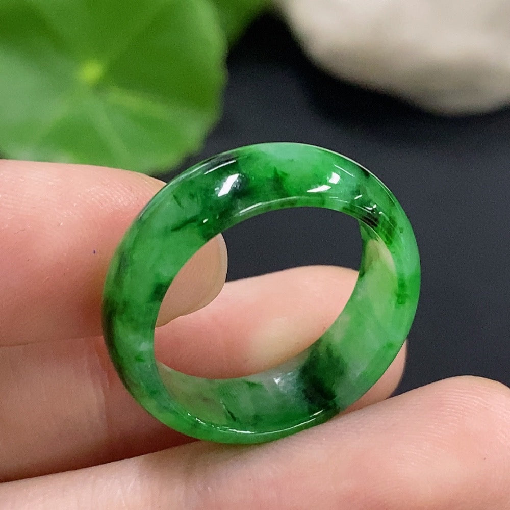 Jadeite Ring Size 18 Total Weight Approx. 3.4g