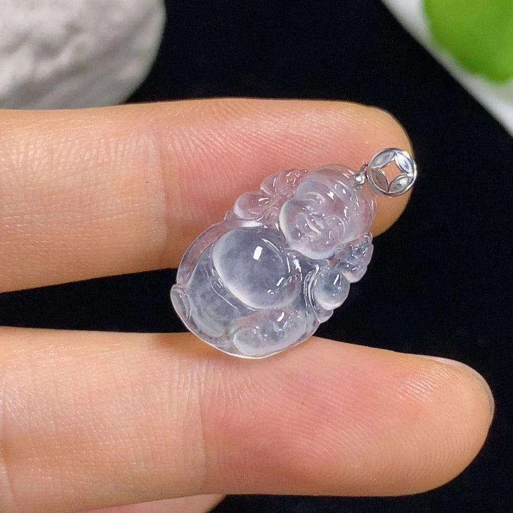 Jadeite Pendant with 18k Bezel
