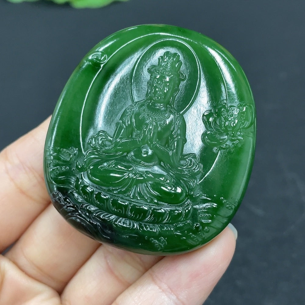 Hetian Jade Pendant Guanyin