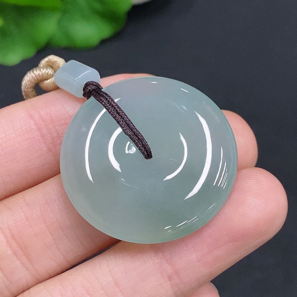 Jadeite Peace Knot Total Weight Approx. 14g (including rope weight)