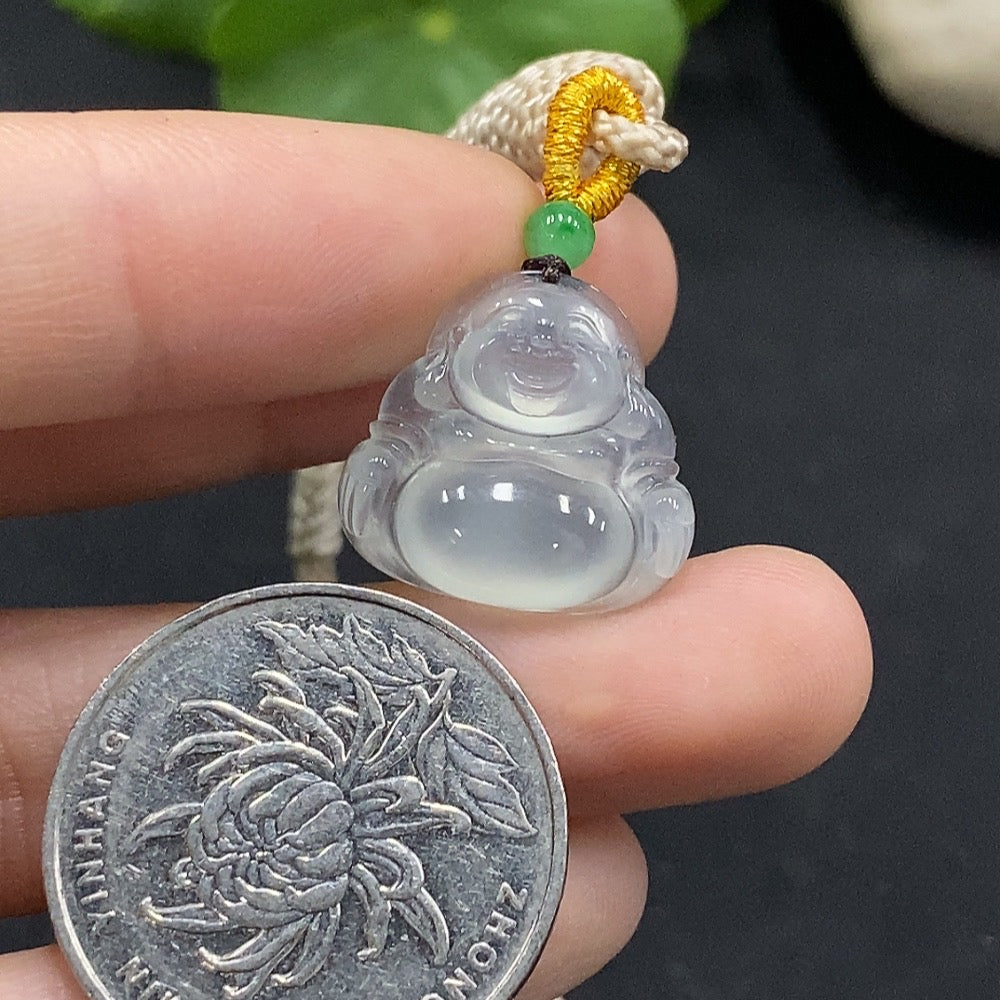 Jadeite Buddha Pendant Total weight about 3.55g