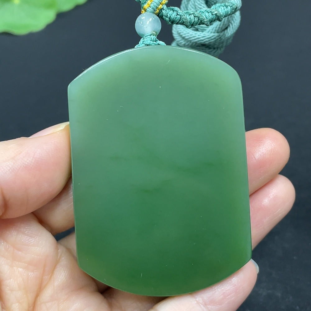 Hetian Jade Frog Pendant